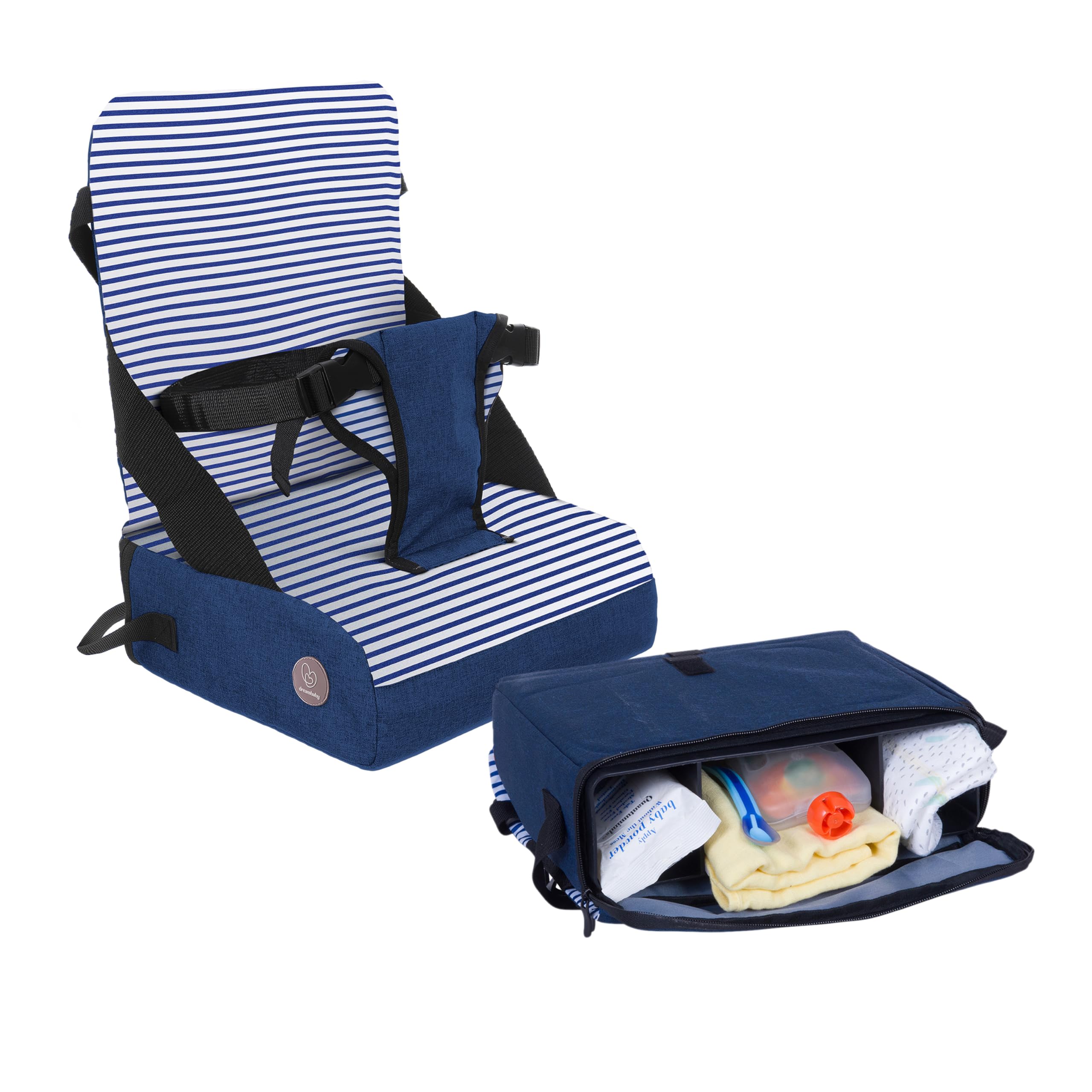 Assento Elevatório De Viagem Dreambaby Grab 'n Go Com Armazenamento 6m-5y