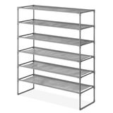 Sapateira Whitmor Spacemaker Prateleiras De 6 Camadas Gunmetal