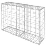 Cesta De Gabião Casafoyer Em Aço Galvanizado 150x50x100cm
