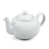 Máquina De Lavar Louça De Microondas Teapot Rsvp International Stoneware 480ml Branca