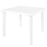 Mesa Plástica Quadrada Desmontável Mor - Branca