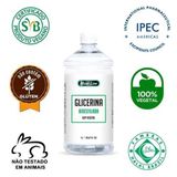 1 Litro Glicerina Bidestilada Usp Vegetal + Laudo E