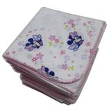 1 Peça Cueiro Com Aplique Minnie 80x80cm 100% Algodão