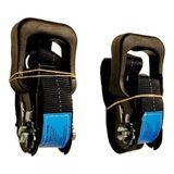 2 X Catraca Náutica Com Cinta Para Carga 35mmx3m - 1500kg