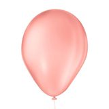Balão São Roque Rose Liso 7 Polegadas - 50 Unidades