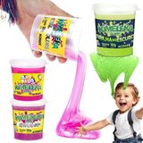 4 Kimeleka Slime, Glitter, Metal E Brilha No Escuro Acrilex
