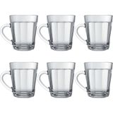 Jogo 6 Xícaras Americano Café Expresso 90 Ml 5110 Nadir