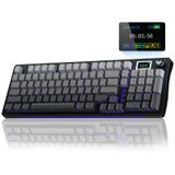 Teclado Mecânico Sem Fio Aula S98 Pro Com Tela E Botão