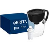 Jarro De Filtro De Água Brita Large 2l Com Capacidade Para 10 Xícaras Preto