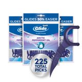 Palhetas De Fio Dental Oral-b Glide Peppermint 75 Unidades X3