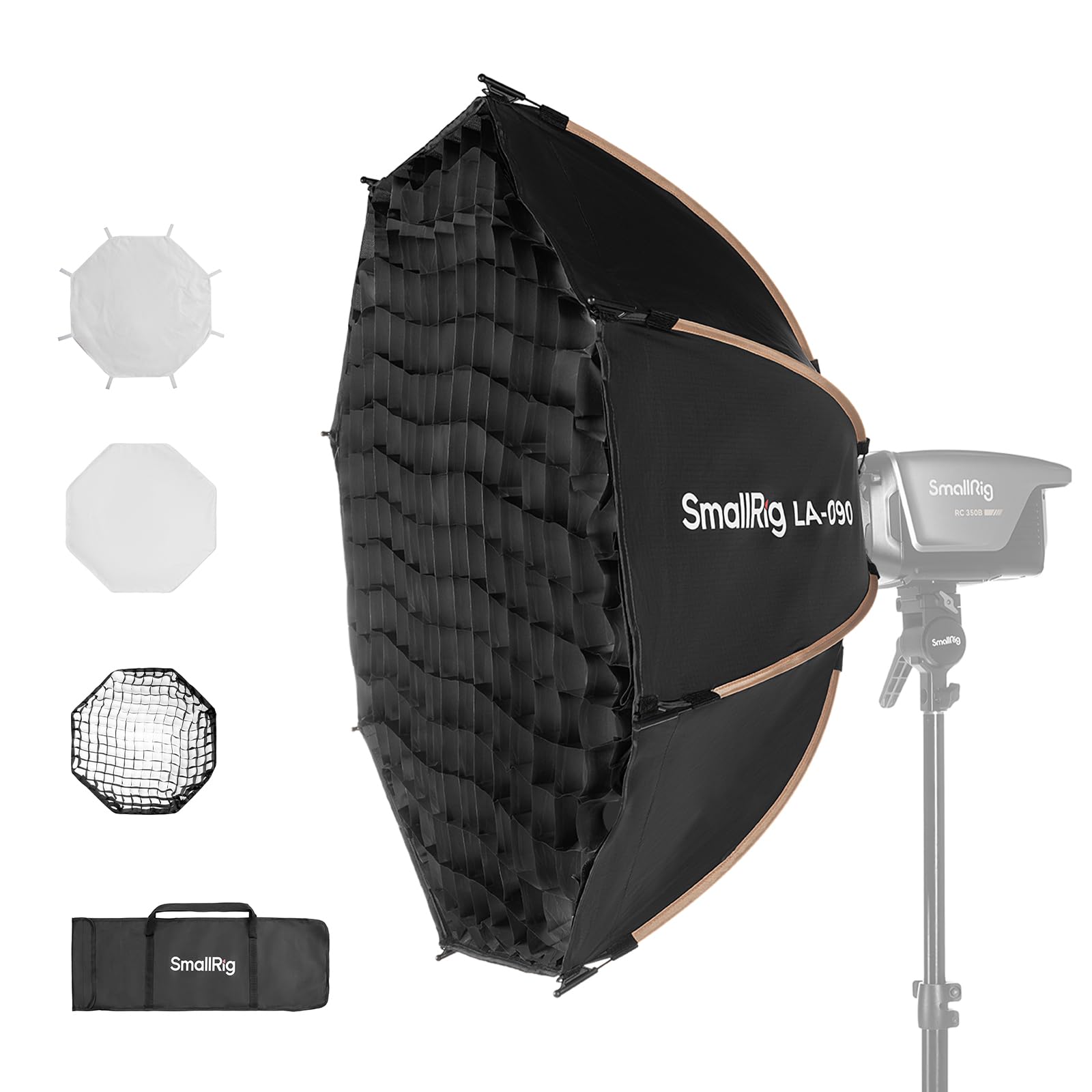 Octógono De Liberação Rápida Softbox Smallrig La-o90 Para Montagem Bowens