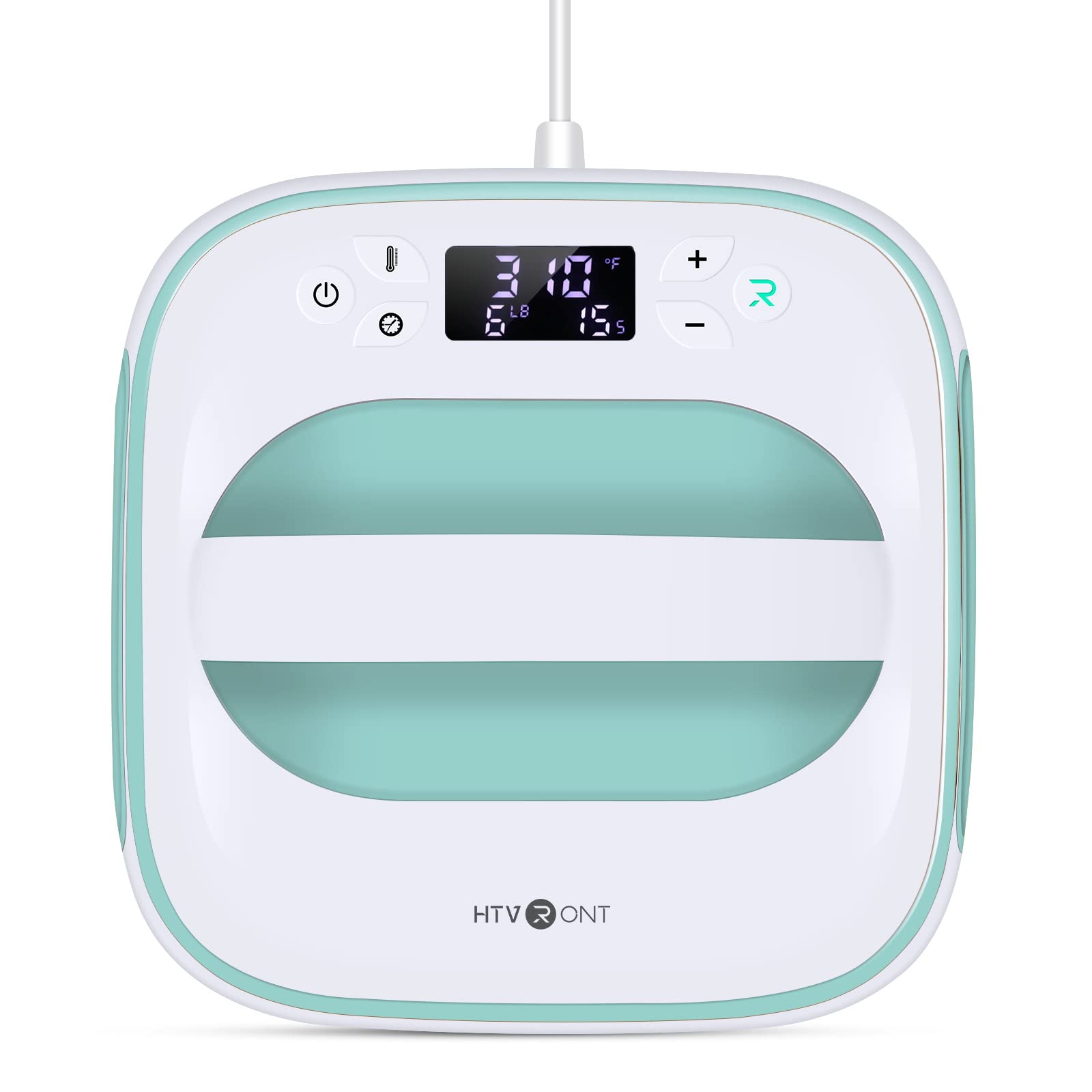 Máquina De Prensa Térmica Htvront 10x10 Cm Para Camisetas, Verde Claro