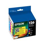 Cartucho De Tinta Epson 126 Durabrite Ultra Black &amp; Color Combo
