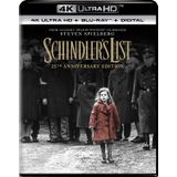Filme Schindler&#39;s List, Edição Do 25º Aniversário 4k Uhd
