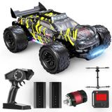 Carro Rc Deerc 1:14 Brushless 43 Mph 4wd Off-road Com Luz Led