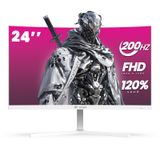 Monitor Crua 24 Curvado 165 Hz/200 Hz Fhd 1920x1080 120% Srgb