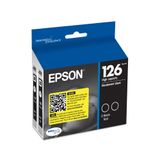 Cartucho De Tinta Epson 126 Durabrite Ultra Black Wf-3520, Wf-35