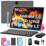 Tablet Jjgj Android 14 10.1" 12 Gb Ram 128 Gb De Armazenamento Rosa