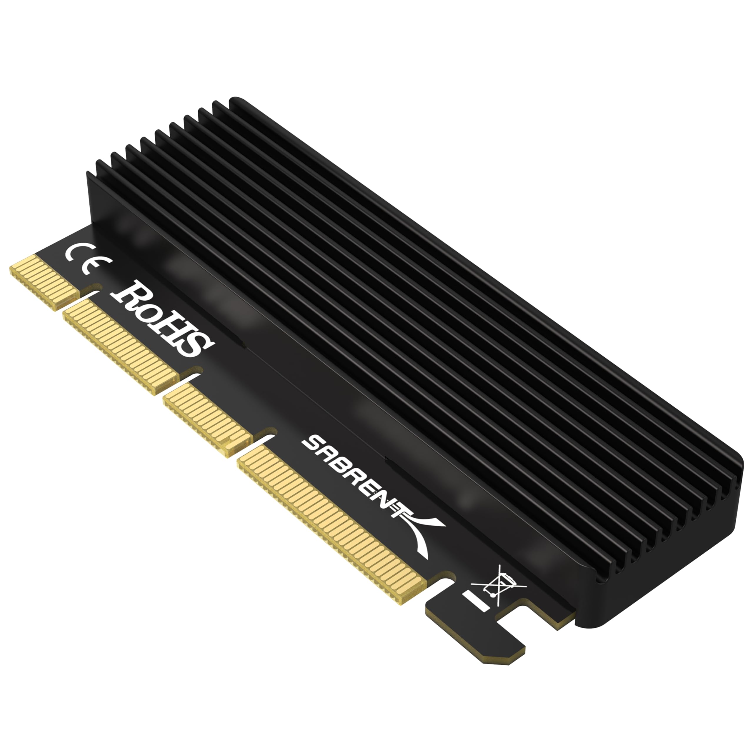 Adaptador Ssd Sabrent Nvme M.2 Para Pcie X16/x8/x4 Com Dissipador De Calor
