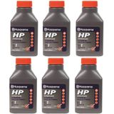 Óleo De Motor Husqvarna Hp Synthetic Blend, 2 Ciclos, 75 Ml, Pacote Com 6