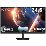 Monitor Ktc De 24,5 Polegadas Fhd 100 Hz Ips 1080p Com Sincronização Adaptativa