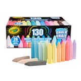 Coleção Outdoor Sidewalk Chalk Crayola 130 Quilates Lavável
