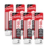 Recargas De Caneta Sharpie S-gel Black Ink Medium Point 12 Unidades