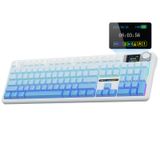 Teclado Mecânico Sem Fio Aula F108 Pro Com Bateria De 8000mah