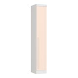 Guarda-roupa Modulado 1 Porta Infinity Branco Line / Blush
