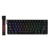 Teclado Epomaker Aula Win60 He 60% Com Fio Magnético Preto