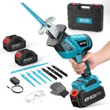 Serra Recíproca Seesii Cordless 3500 Rpm Com 2 Baterias De 4,0 Ah