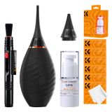 Kit De Limpeza De Lentes De Câmera K&amp;f Concept 10 Em 1 Com Ventilador De Ar