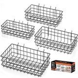 Caixas E Cestos Pegboard Horusdy, Pacote Com 4 Unidades, Estilo Quadrado