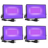 Luz De Inundação Blacklight Onforu 30w Led Black Lights X4