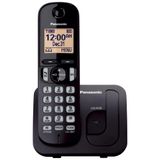 Telefone Sem Fio Panasonic Kx-tgc200b, Tela De 1,6", Preto