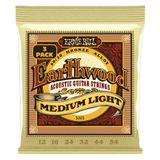 Cordas Para Guitarra Acústica Ernie Ball Earthwood Medium Light