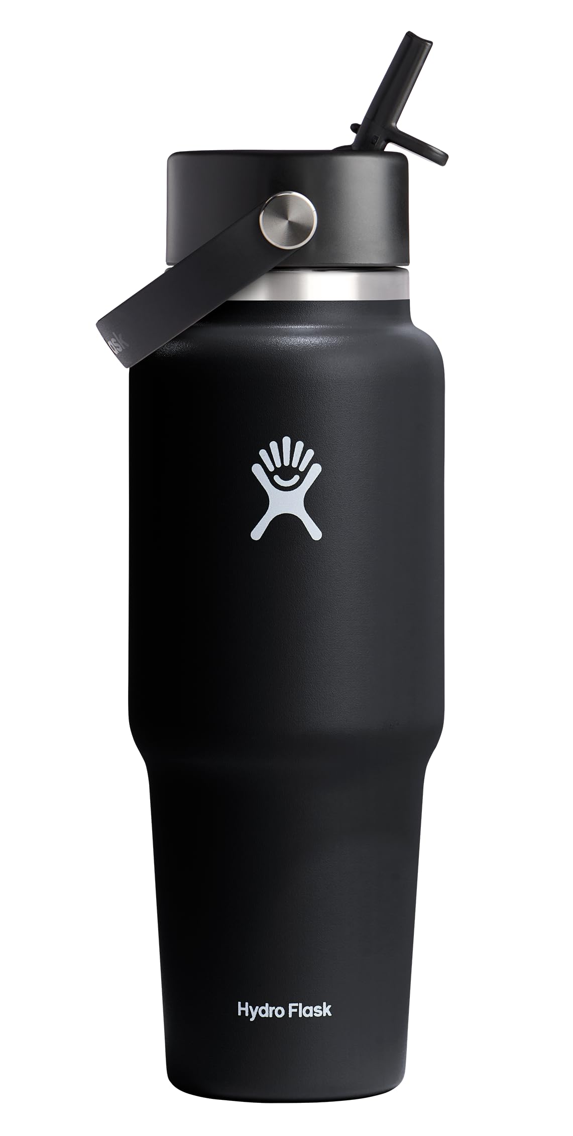 Garrafa De Água Hydro Flask Wide Flex Straw 950ml Preta