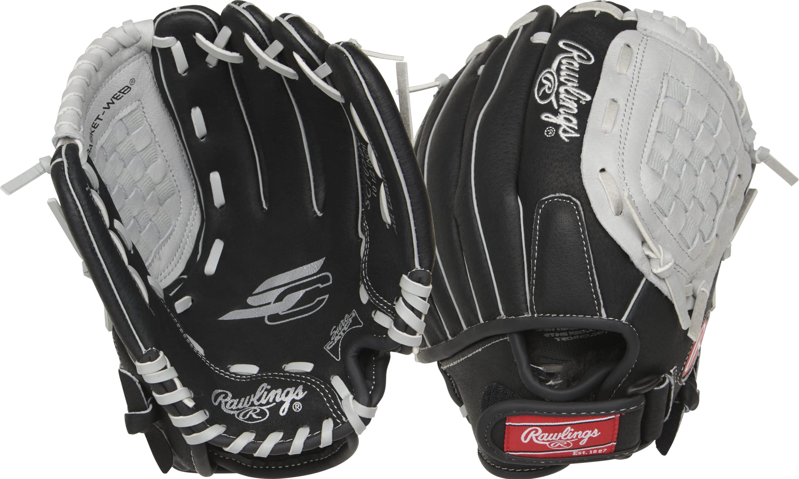 Luva De Beisebol Rawlings Sure Catch T-ball &amp; Youth 10,5”