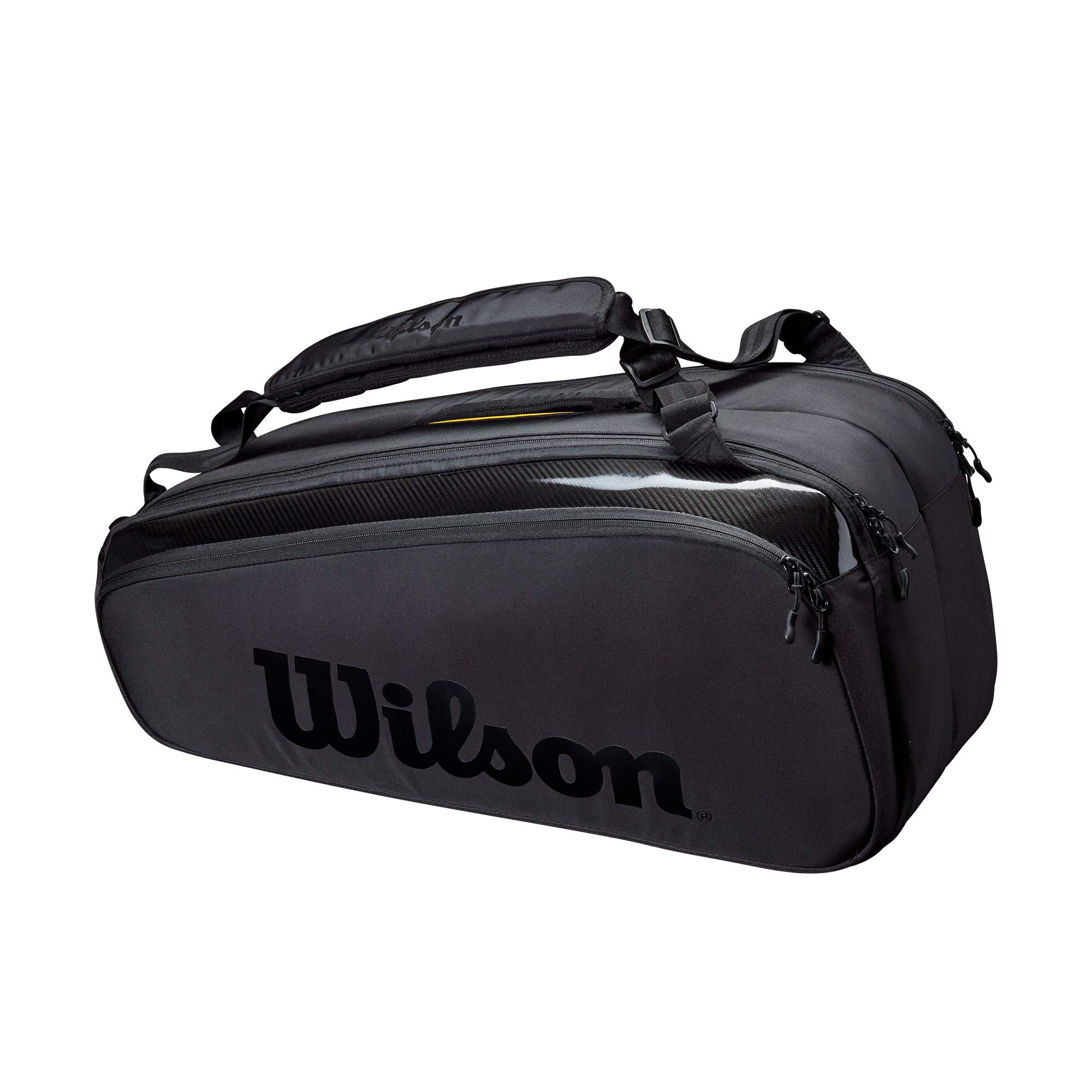 Bolsa De Tênis Wilson Super Tour 9 Pk Pro Staff Black