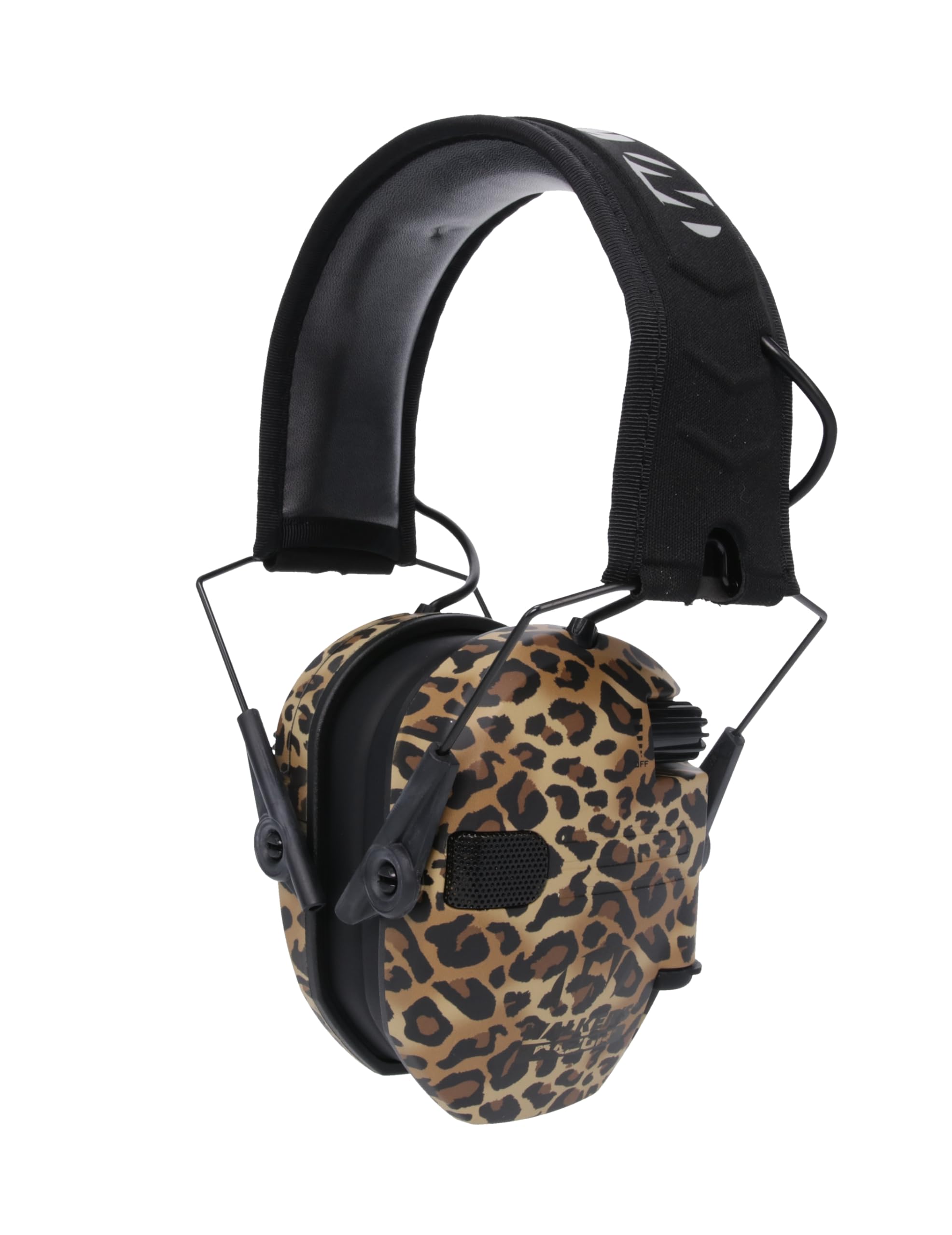 Protetores De Ouvido Walker's Razor Slim Electronic Muff Com Estampa De Leopardo