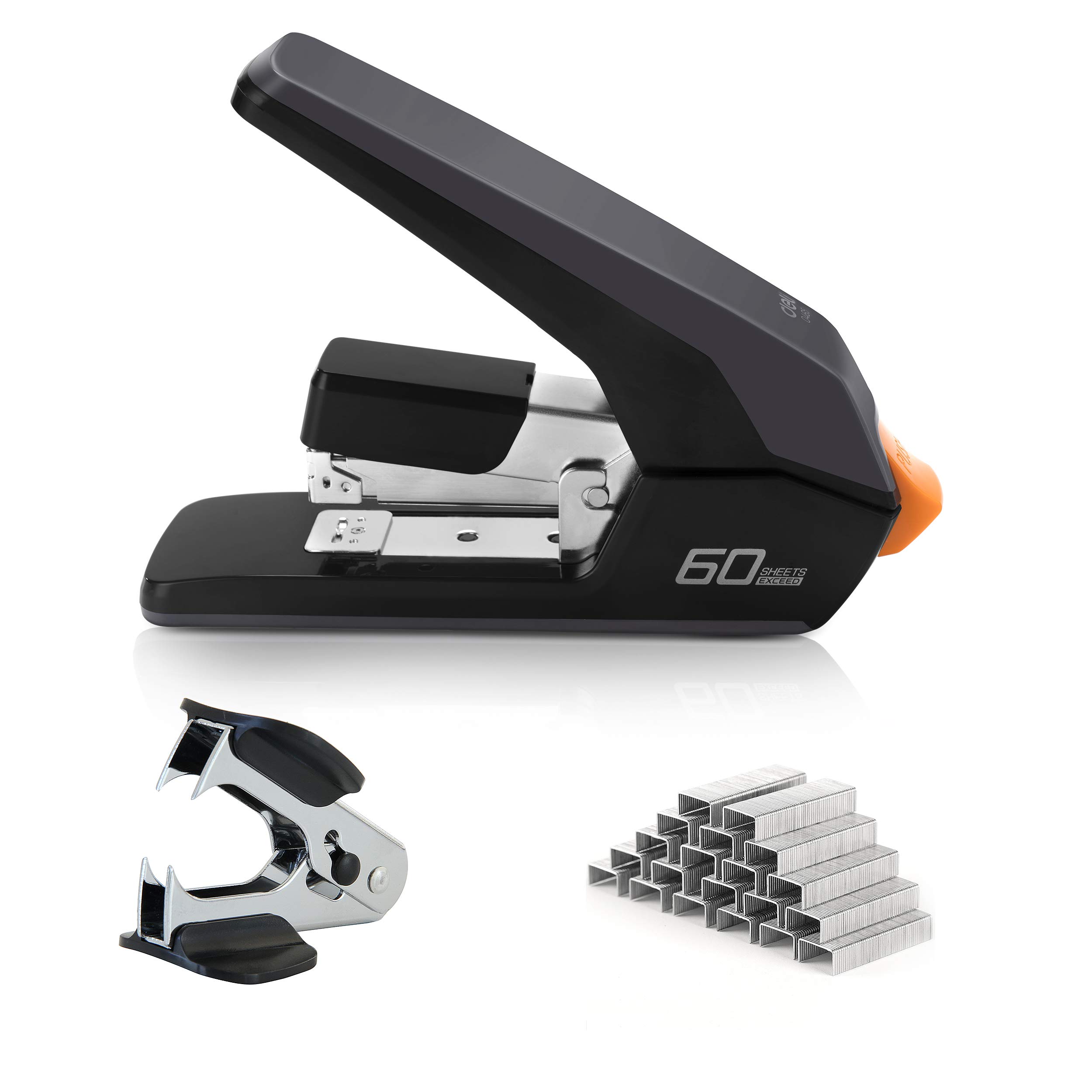Stapler Deli Effortless Heavy Duty, Capacidade Para 60 Folhas Com Grampos
