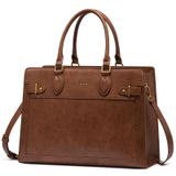 Bolsa Para Laptop Lovevook Para Mulheres, Bolsa De Trabalho De 17 Polegadas Em Couro Pu