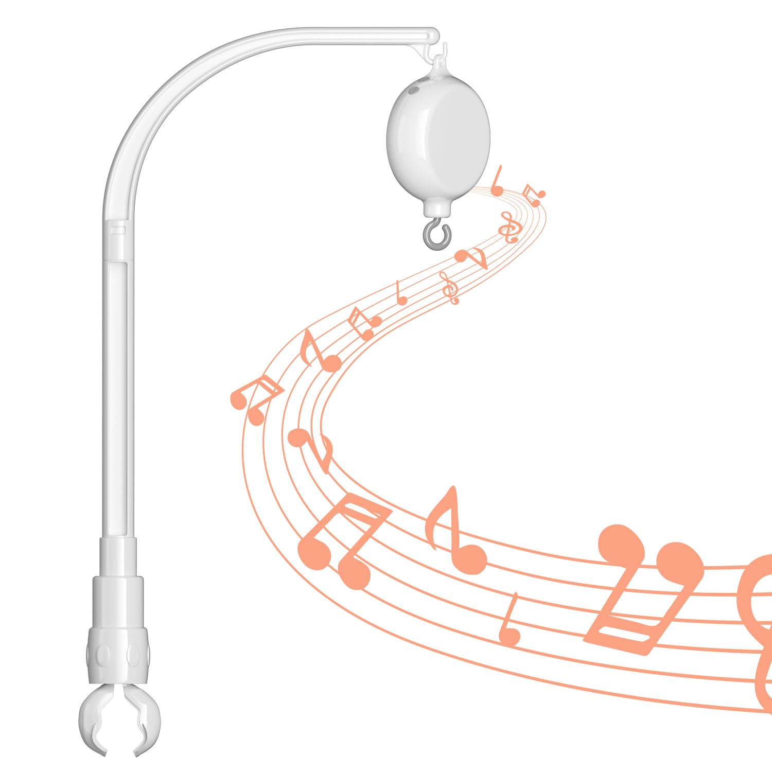 Braço Móvel De Berço Com Caixa De Música Spin Motor Feisike Baby