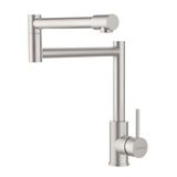 Misturador Monocomando Tramontina Flexion Em Aço Inox Com Acabamento Escovado 94520/026