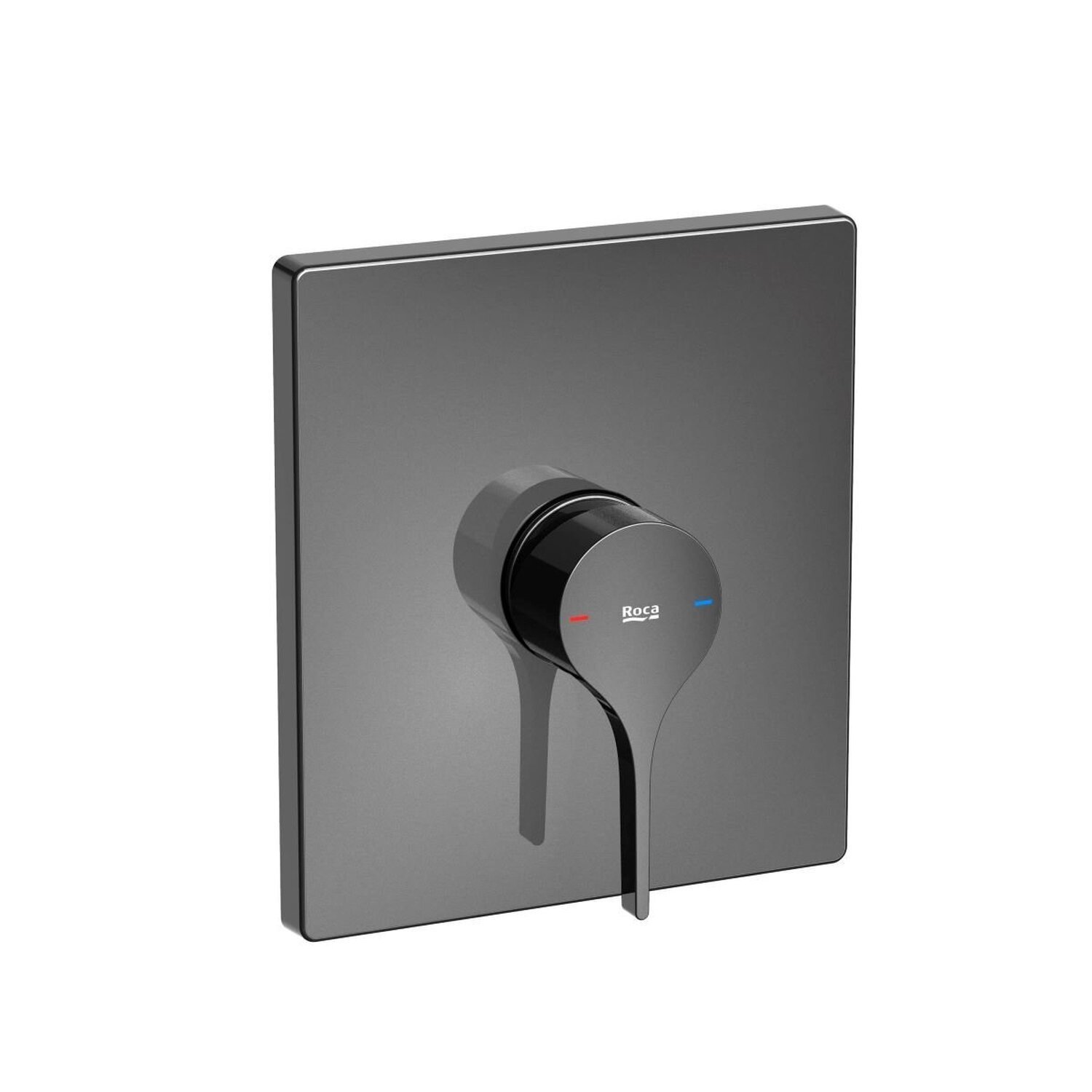 Acabamento Para Monocomando De Banheira Ou Chuveiro Para Roca Box Insígnia Titanium Black