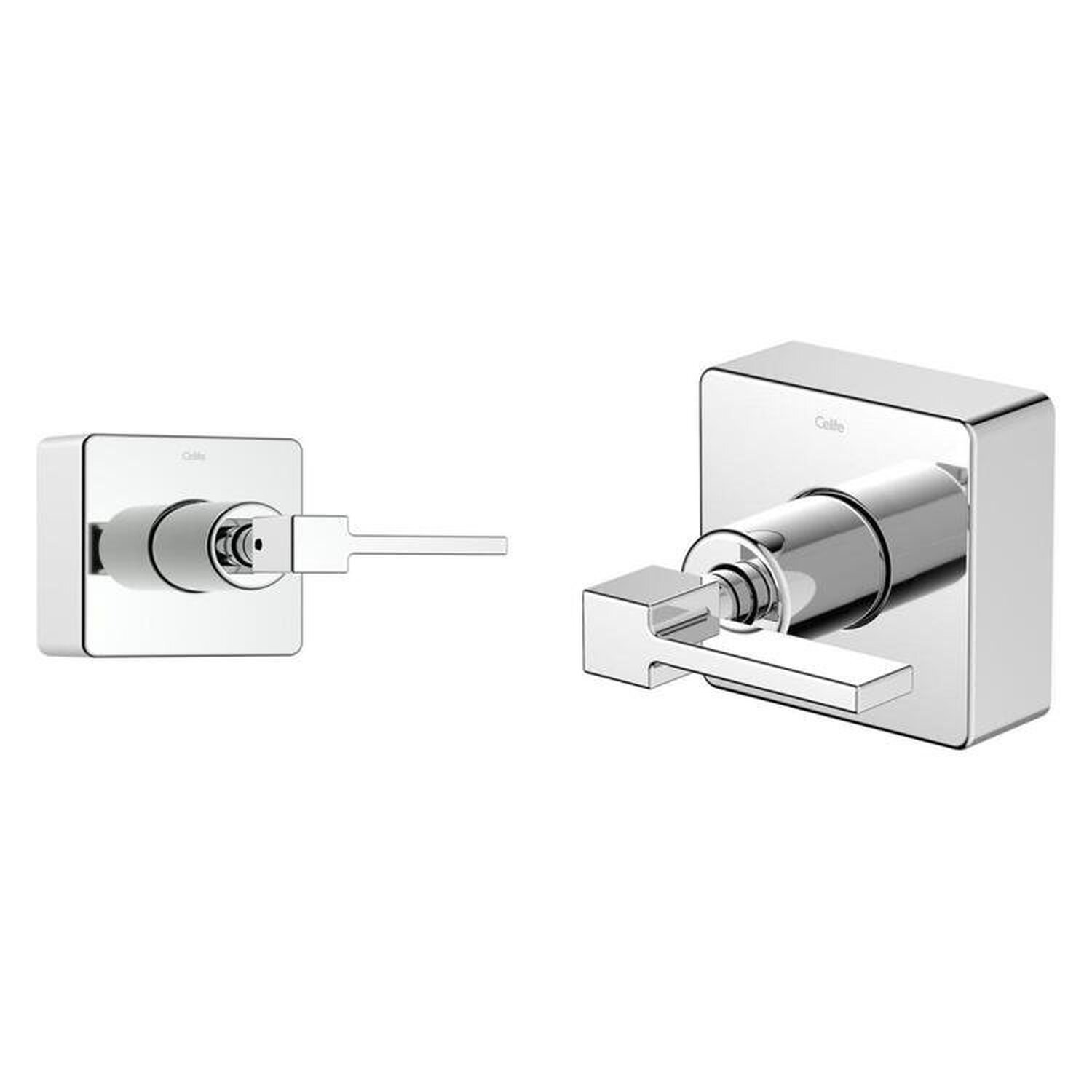 Kit Com 2 Acabamento De Registro Para Base Deca 1.1/4, 1.1/2 Elite Cromado