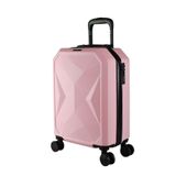 Mala De Bordo Abs Yins Angle 21162 Cadeado Integrado Rodas Giro 360 Rosa P