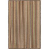 Tapete Para Sala Aruba Linhas Marrom 1,00x1,50m