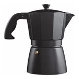 Cafeteira Italiana Preta Black 6 Xicaras Express Luxo Aluminio Grande Manual Profissional
