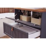 Gabinete De Banheiro Suspenso Sense 1 Gaveta E 1 Porta Basculante C-cuba 80cm Capuccino - Mgm